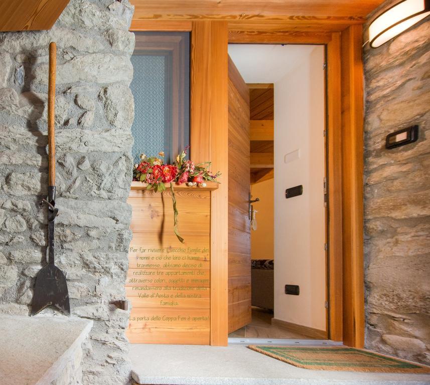 Lo Coppa Fen Apartman Aosta Kültér fotó
